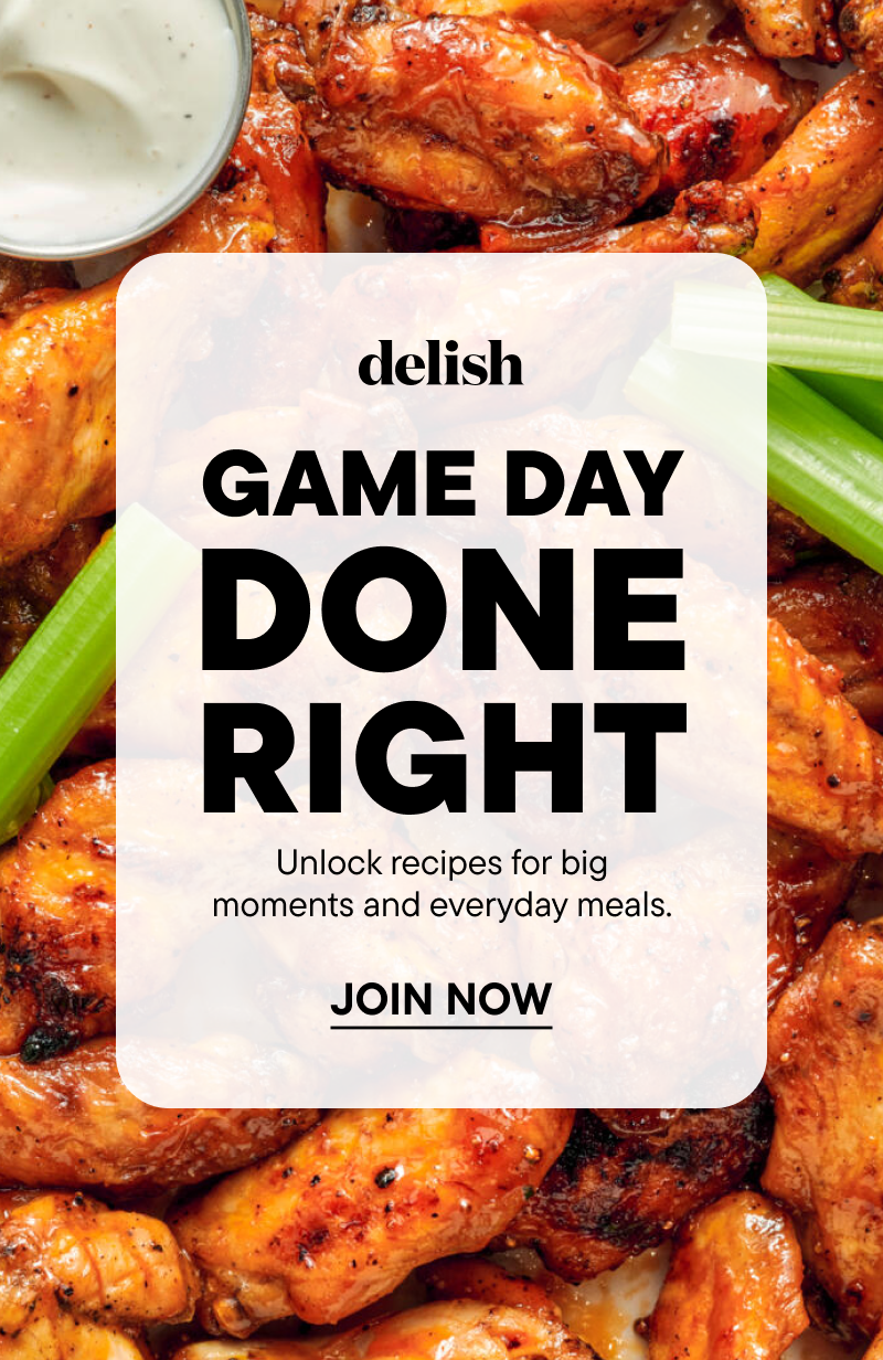 Delish - Game Day Done Right - Unlock recipes for big moments and everyday meals. Join Now.