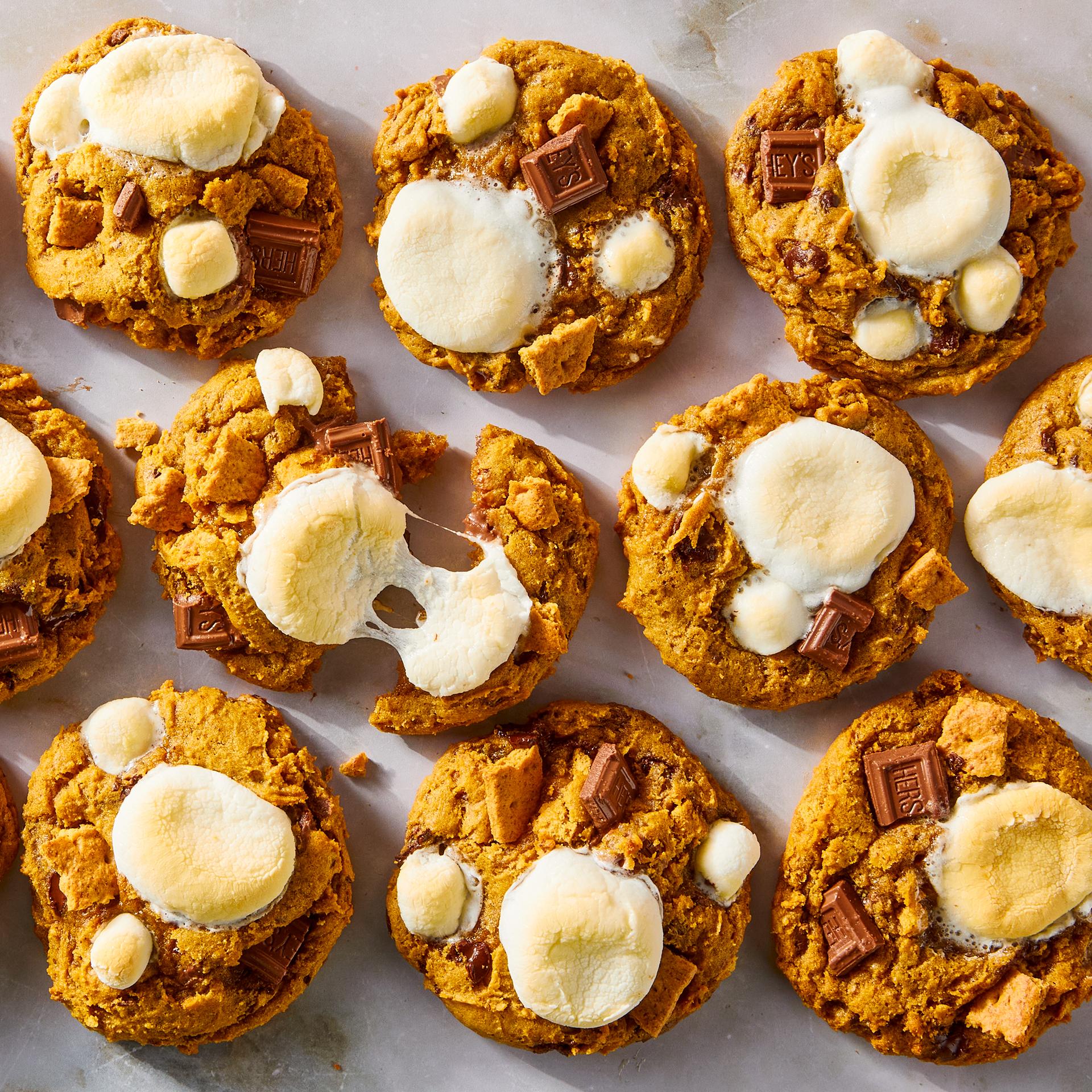 Pumpkin S'mores Cookies Pumpkin S'mores Cookies