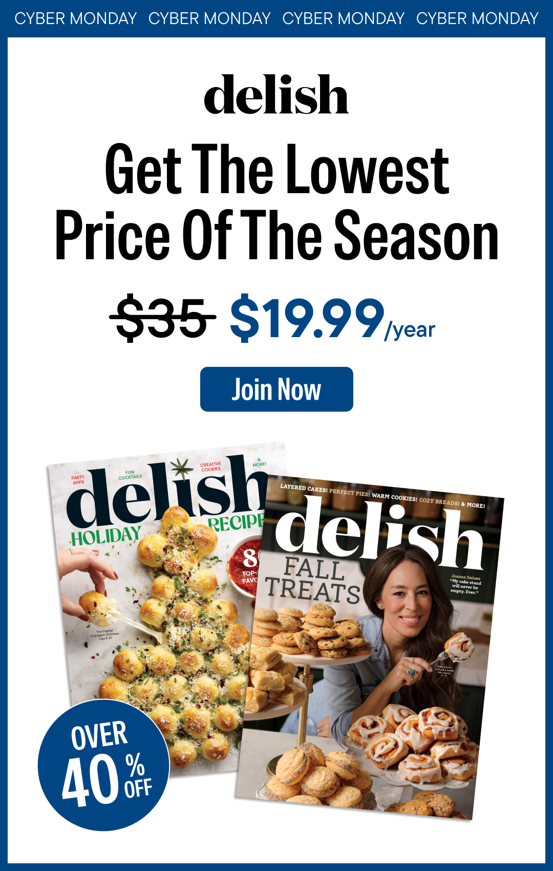 Delish - Lowest price of the season
