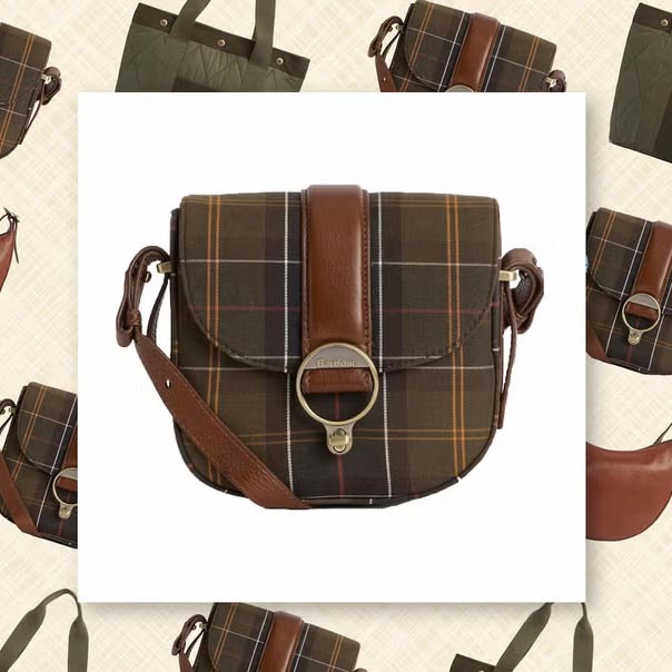 plaid purse