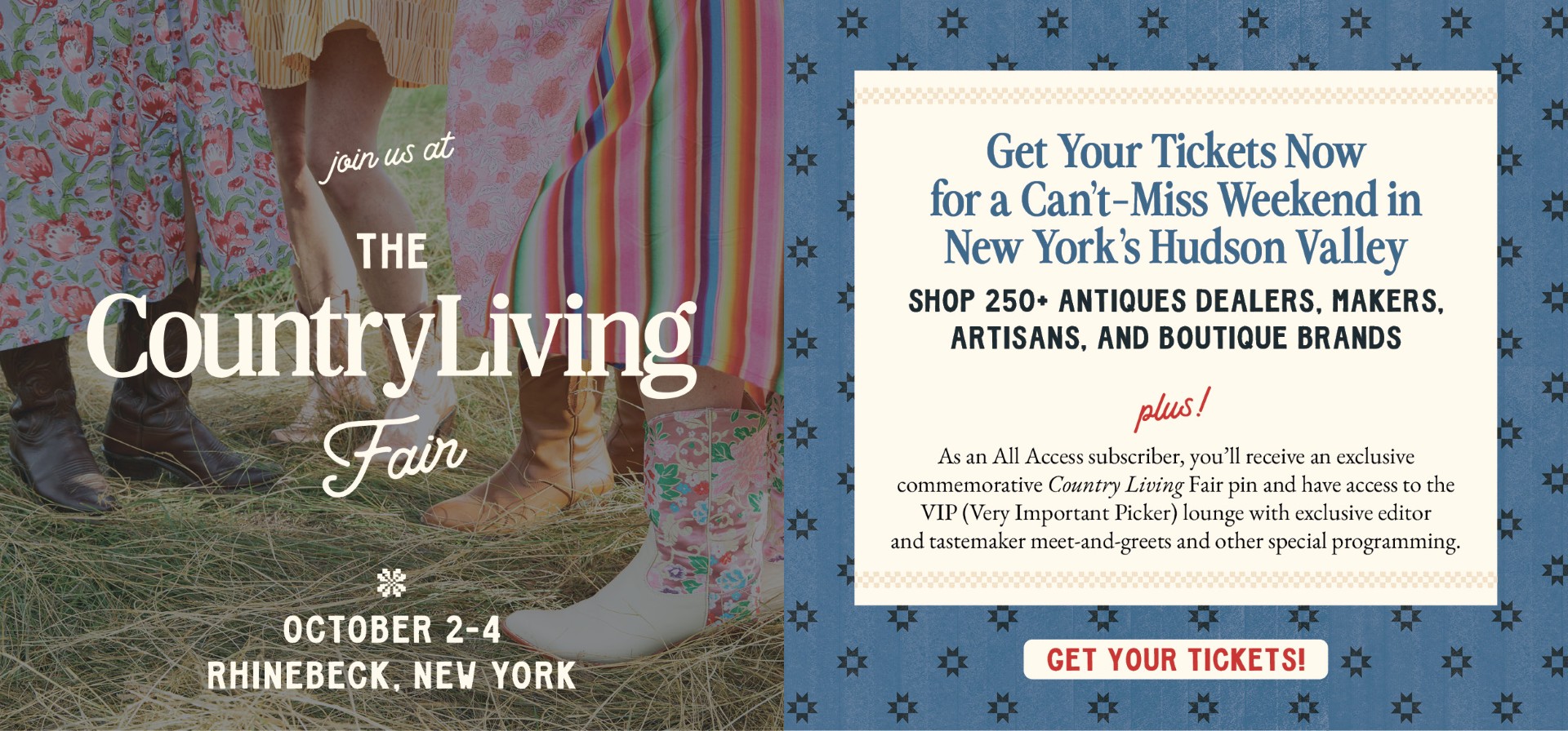 Join us at the Country Living Fair