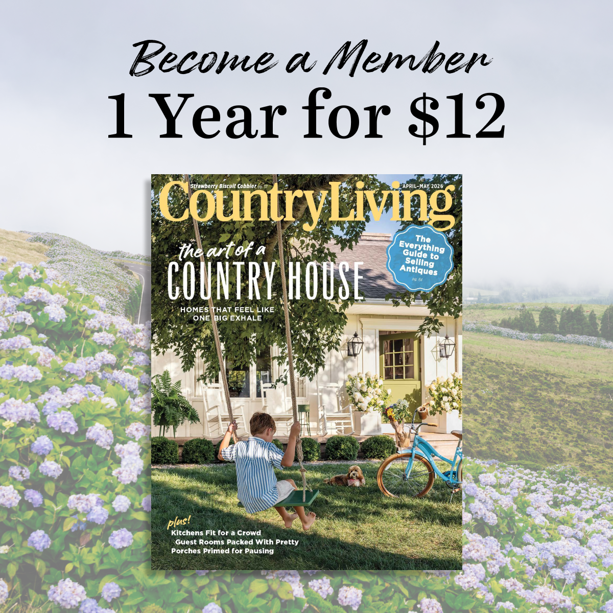 Become a member - 1 year for $12