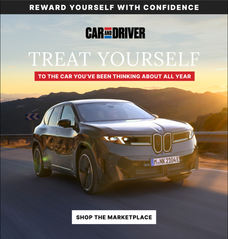 Reward yourself with confidence - Treat yourself to the car you've been thinking about all year - shop the marketplace