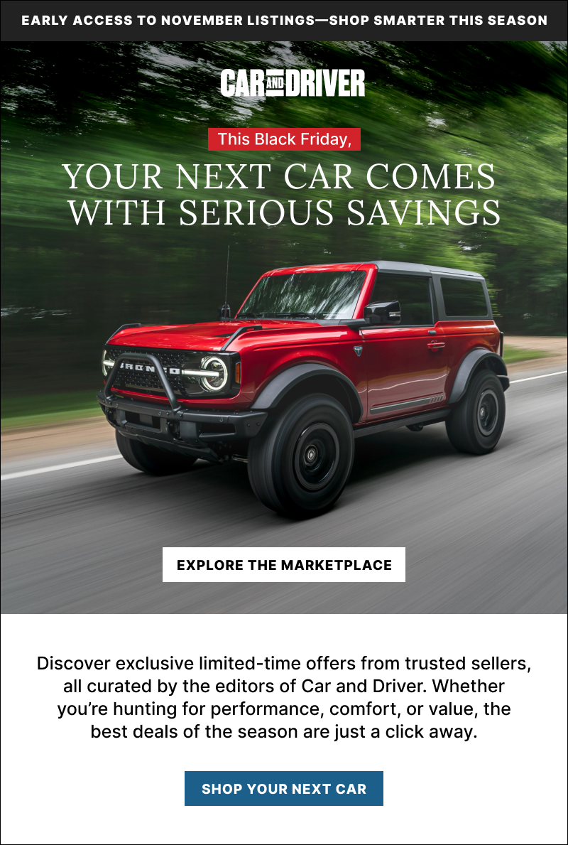 Your next car comes with serious savings - Car and Driver