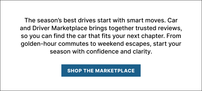 Shop the Car and Driver marketplace