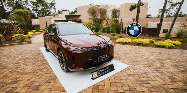Brown BMW sitting in driveway of BMW Villa