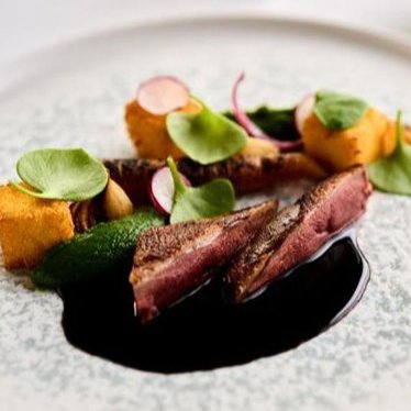 plate of gourmet food