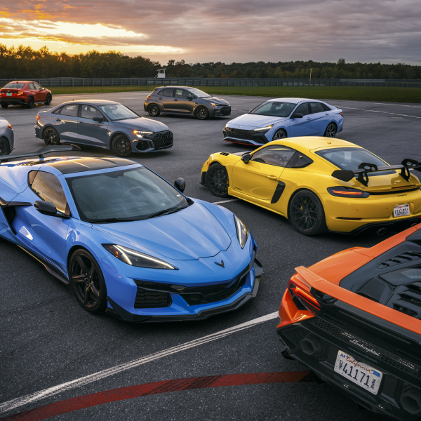 Cars in a parking lot