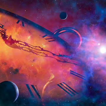 colorful depiction of a clack