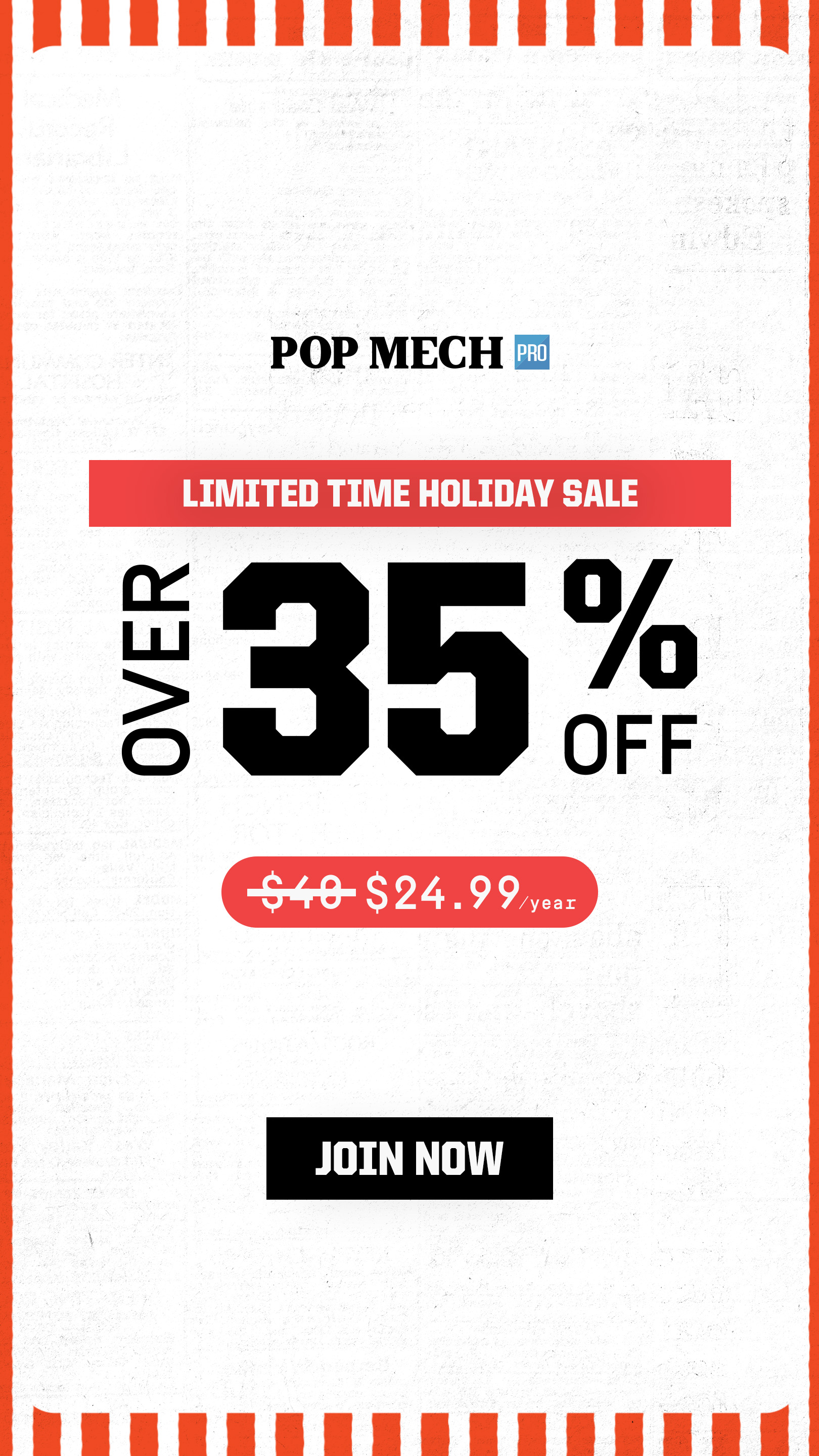 Pop Mech Pro - Limited-Time Holiday Sale - Over 35% Off Join Now