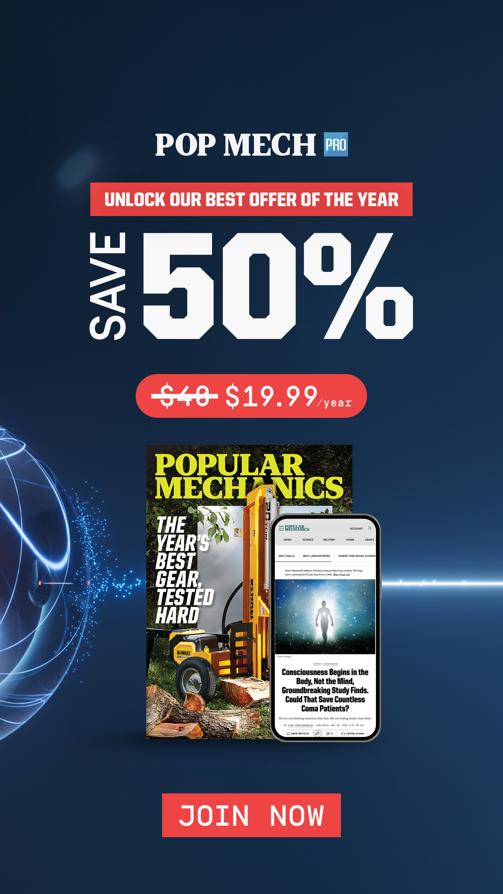 Unlock Our Best Offer of the Year. Pop Mech Pro for $19.99/Year. Join Now.