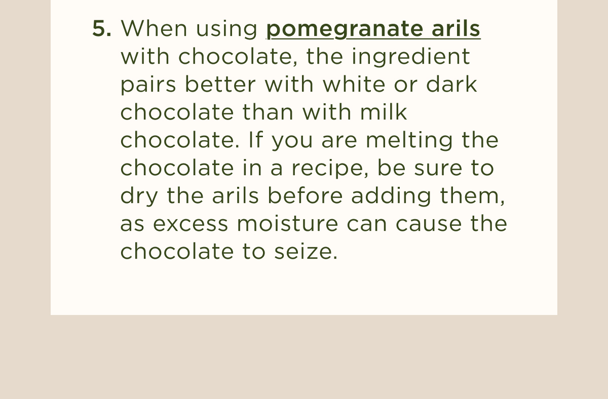 pomegranate arils