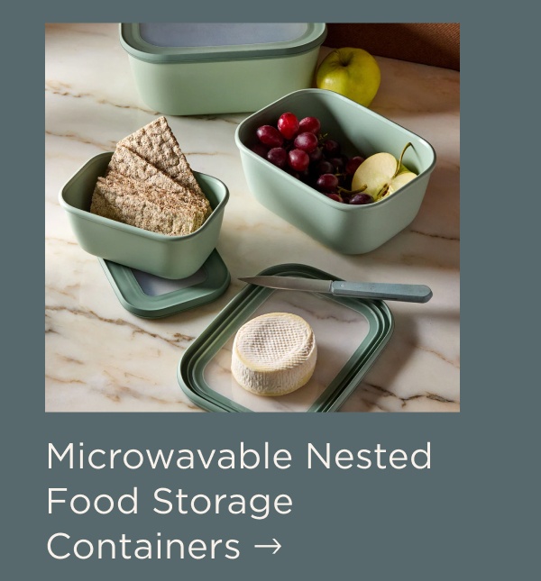 Microwavable Nested Food Storage Containers