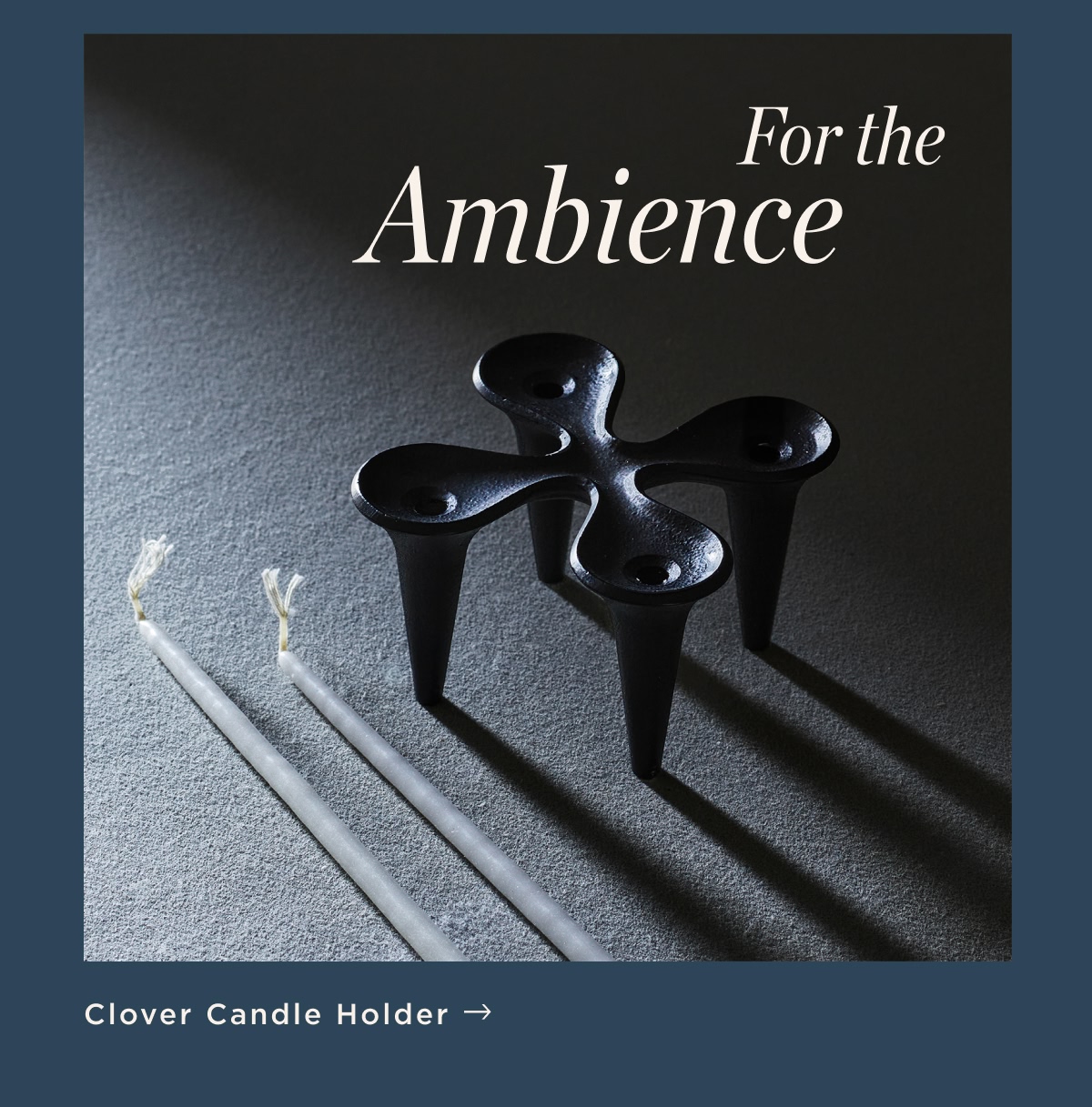 Clover Candle Holder