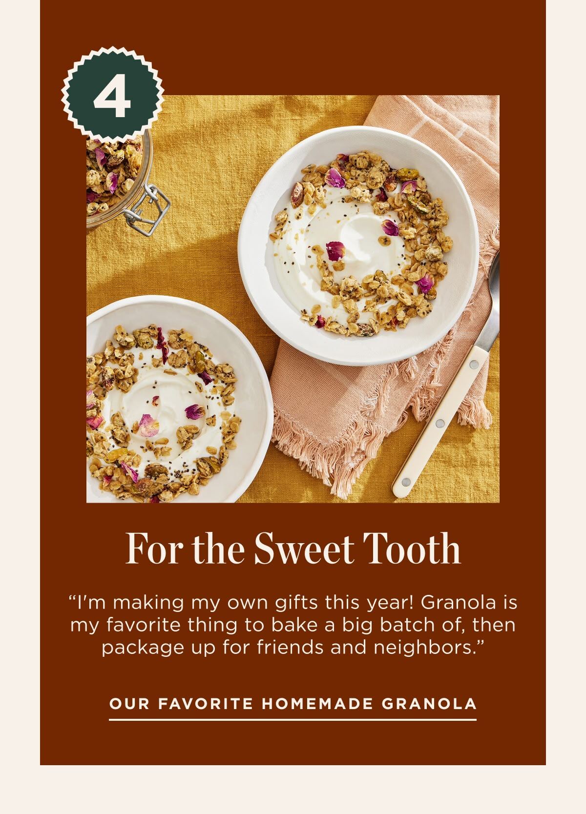 Our Favorite Homemade Granola 