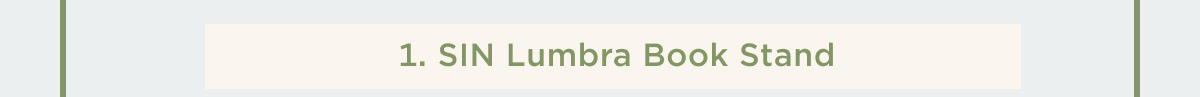 SIN Lumbra Book Stand