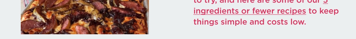 Few Ingredients, Huge Impact