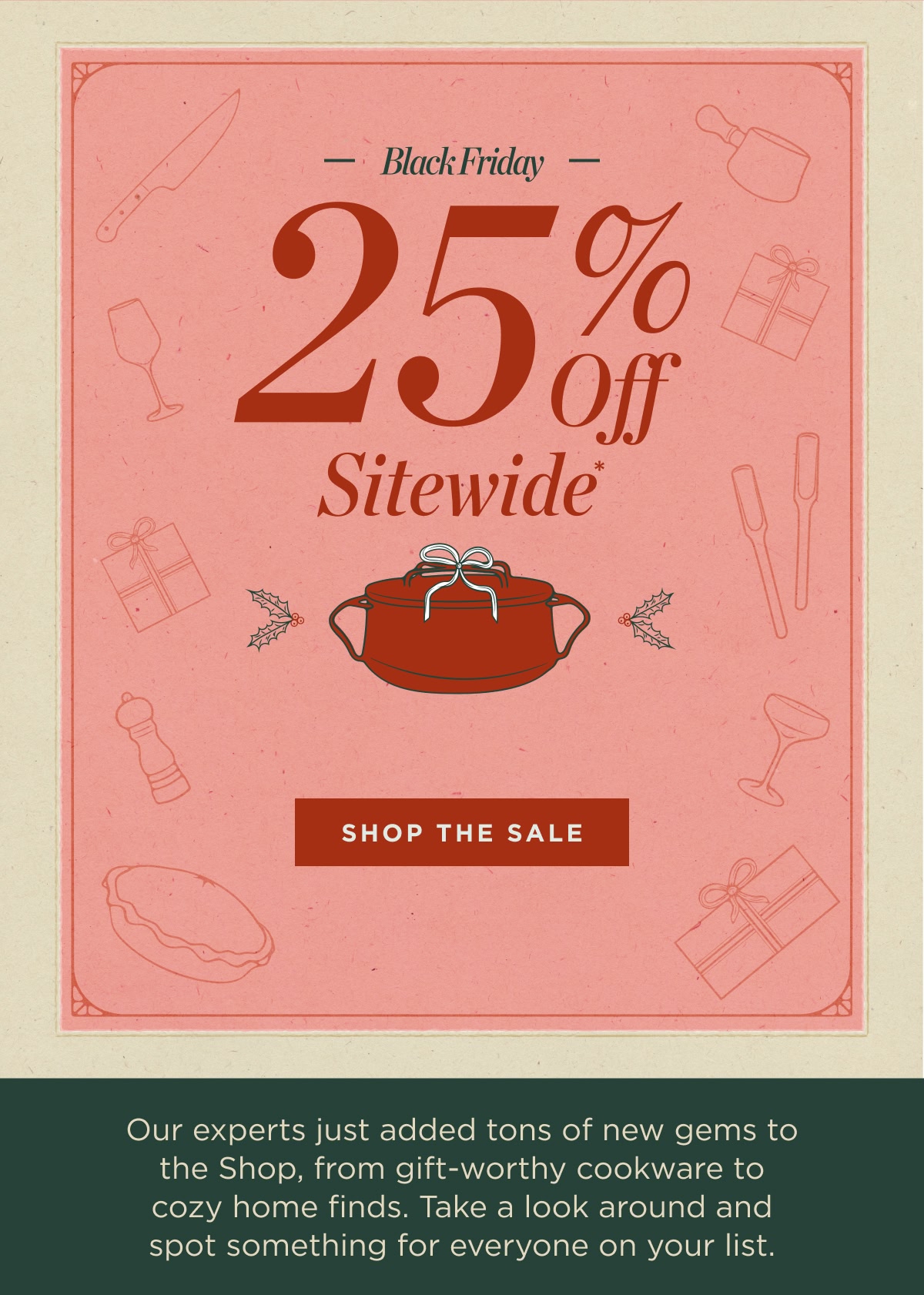 25% Off Sitewide