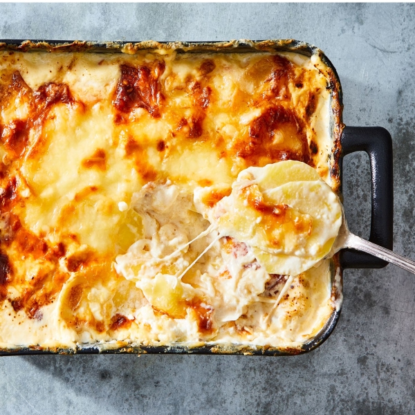 Scalloped Potatoes With Caramelized Onions