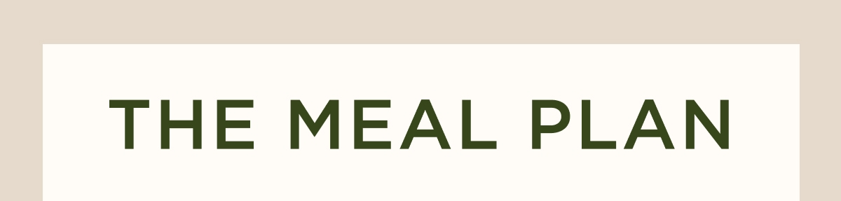 The Meal Plan