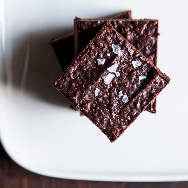 Triple-Chocolate Olive Oil Brownies