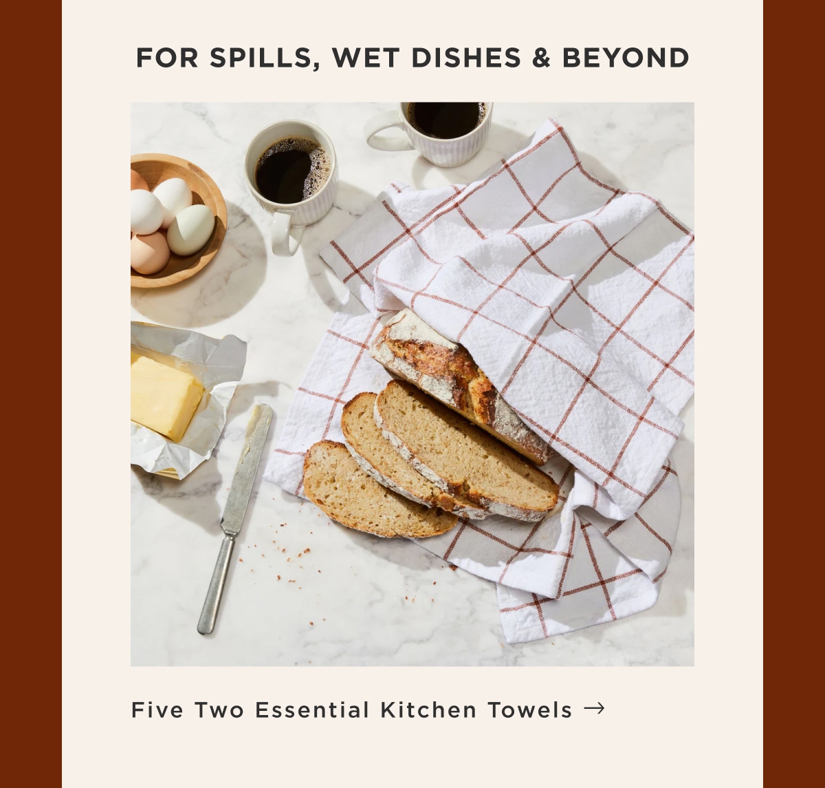 Five Two Essential Kitchen Towels