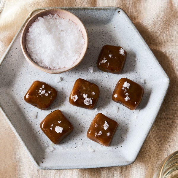 Salted Vanilla Bean Caramels