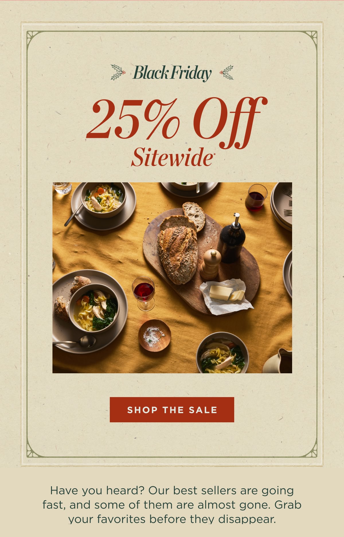 25% Off Sitewide