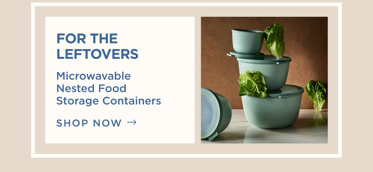 Microwavable Nested Food Storage Container