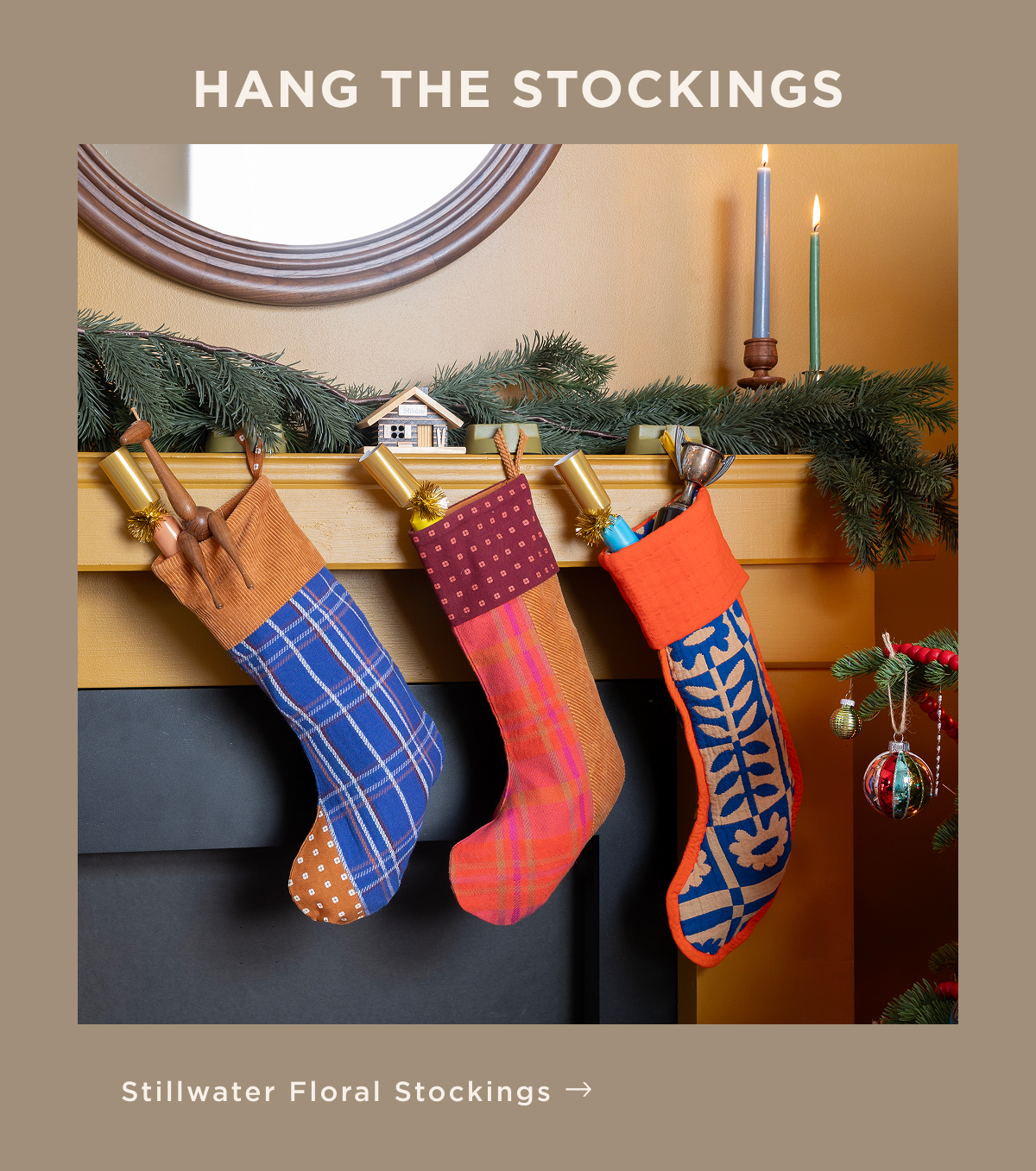 Stillwater Floral Stocking