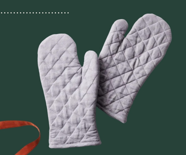 Linen Cotton Oven Mitts
