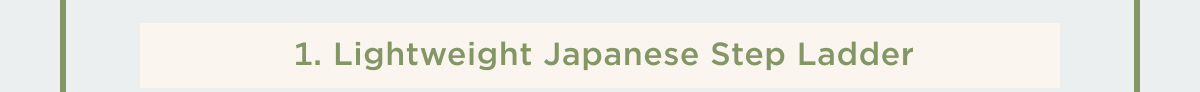 Lightweight Japanese Step Ladder