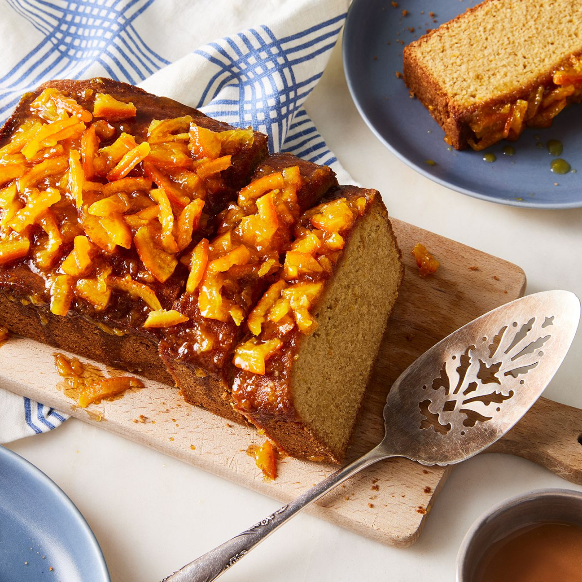 Sticky Mandarin-Vanilla Pound Cake