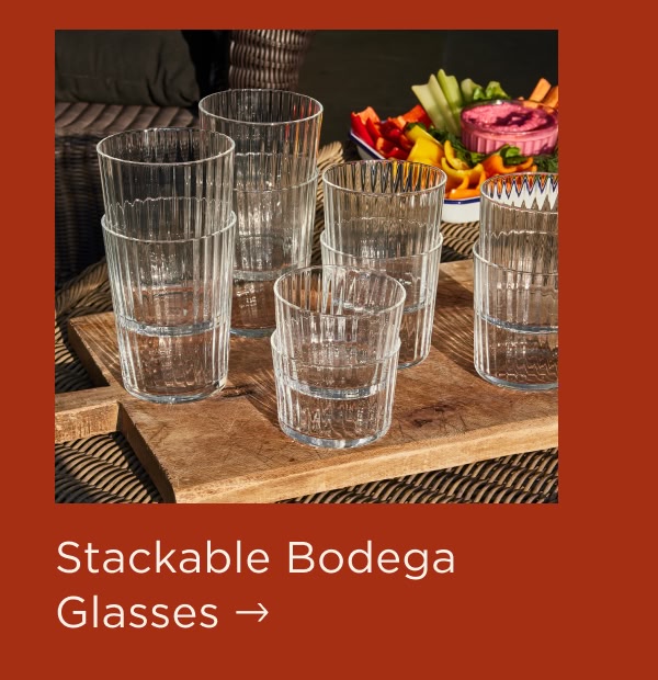 Stackable Bodega Glasses