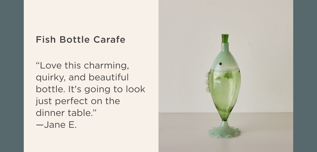 Fish Bottle Carafe