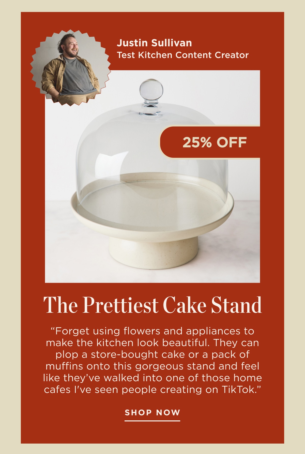 The Prettiest Cake Stand