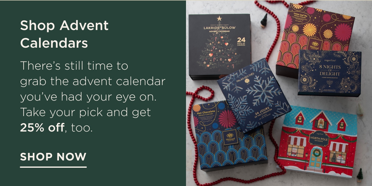 25% Off Advent Calendars