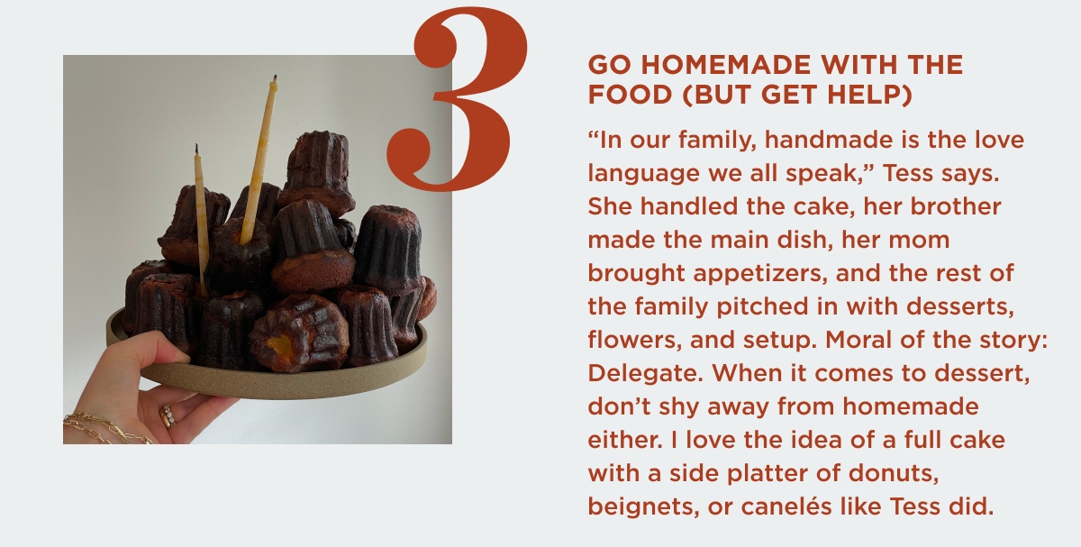 Go Homemade With The Food (But Get Help)