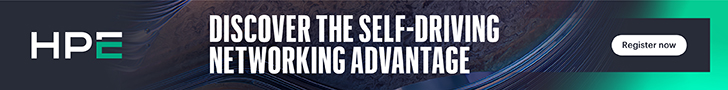 HPE: Discover The Self-Driving Networking Advantage. Register Now