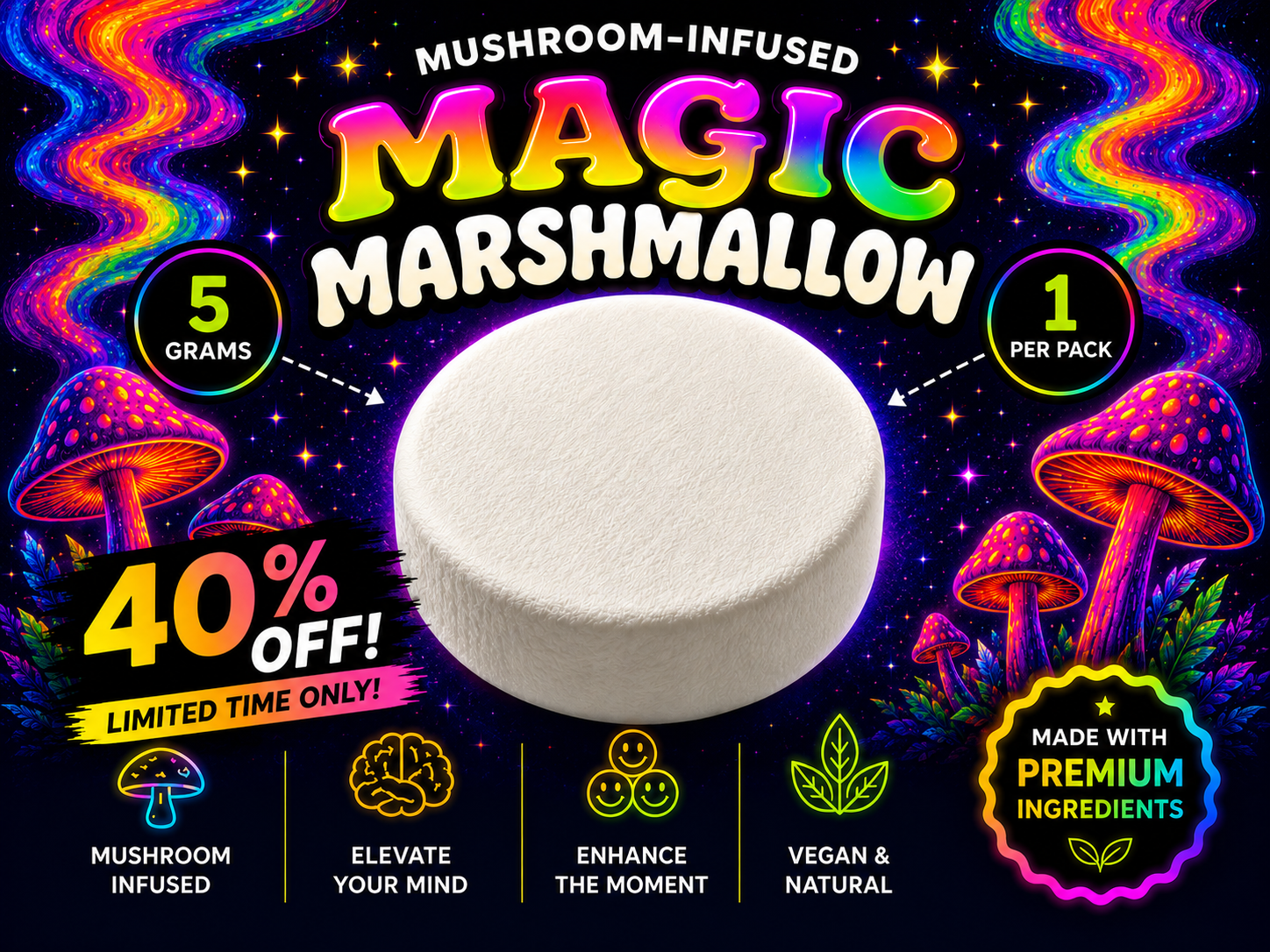 Nootropic Magic Marshmallows