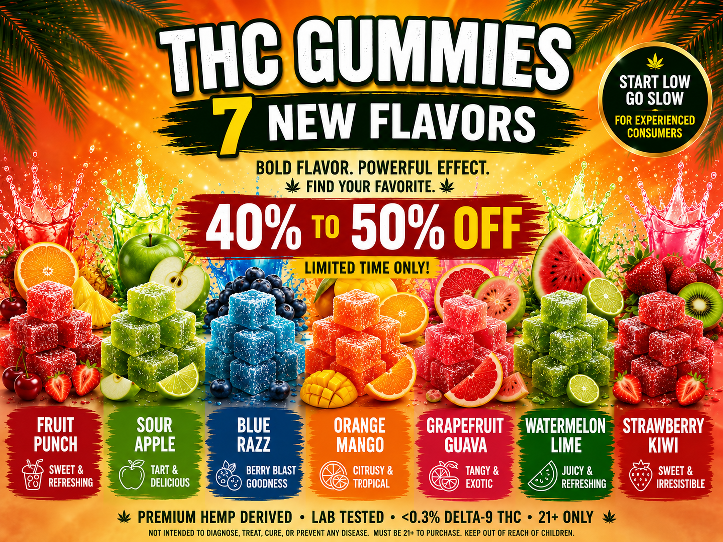 Island Roots hemp THC gummies
