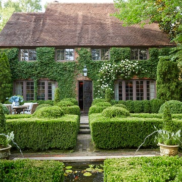 exterior of William Eubanks's Memphis Tudor home