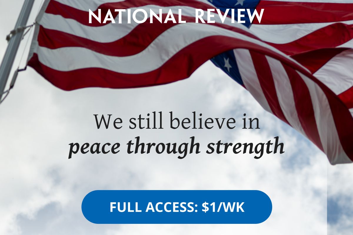 Peace through strength.