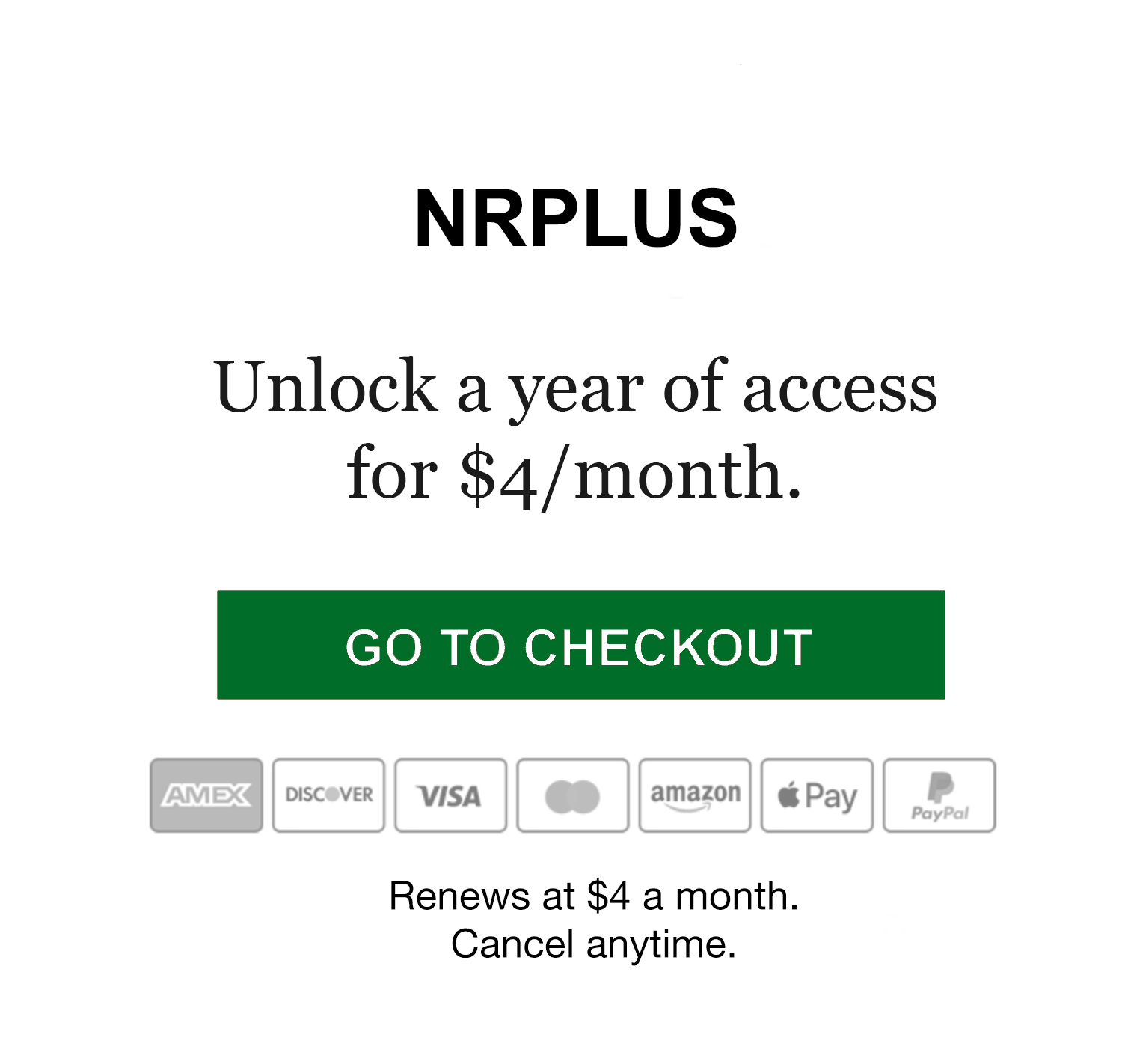 NRPLUS offer