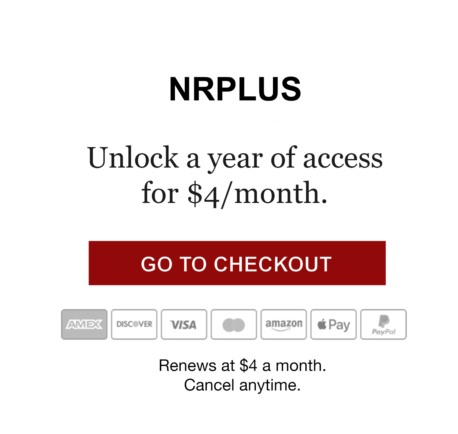 NRPLUS offer