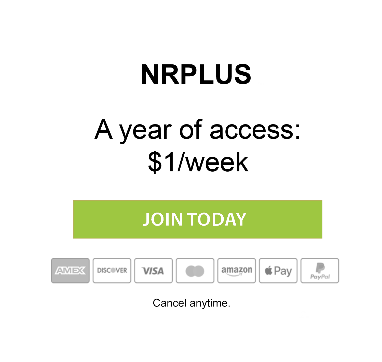 NRPLUS offer