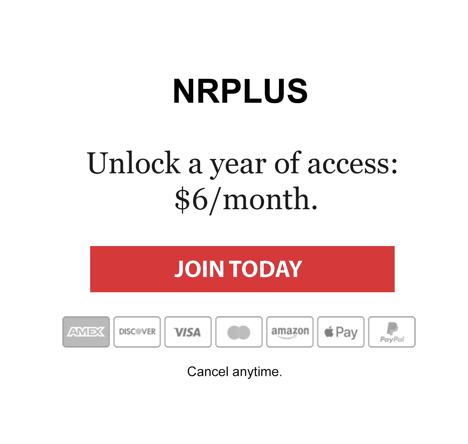 NRPLUS offer