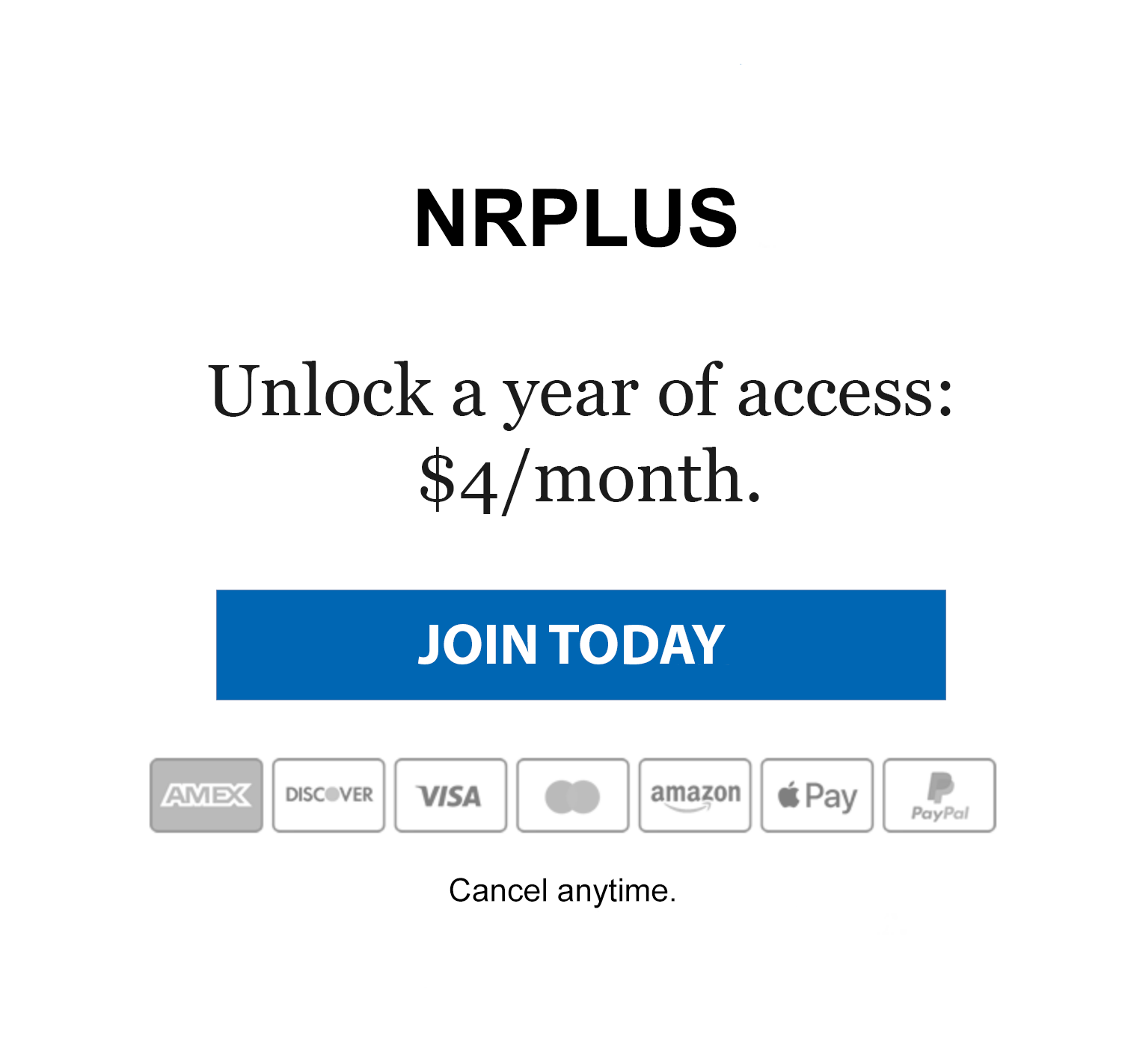 NRPLUS offer