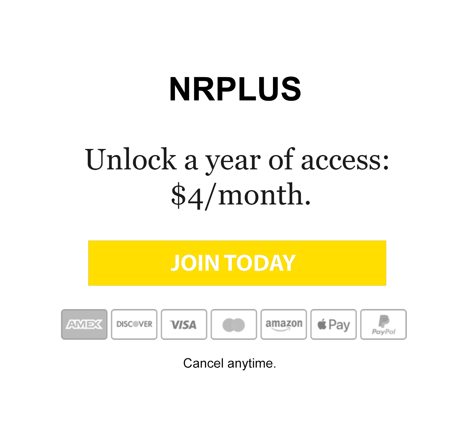 NRPLUS offer