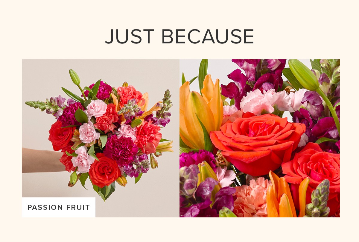 Shop Just Because. Featured Bouq: Aquamarine. 